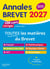Annales brevet : Toutes les matières du brevet - 3e - Sujets et corrigés (édition 2027)