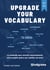 Upgrade your Vocabulary : La méthode pour enrichir naturellement votre anglais grâce aux familles de mots