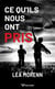 Ce qu'ils nous ont pris