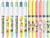 Stylos 4 couleurs BIC - Série Kawaï - Pointe moyenne + Surligneurs BIC - BIC Highlighter -Décor Kawaï - Pointe biseauté