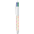 Stylo bille 4 couleurs BIC - Aquarel rose - Bleu, rouge, vert, noir - Pointe moyenne