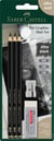 Lot de 3 crayons graphite Faber Castell - Pitt Graphite Matt - 10B, 12B, 14B