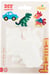 Lot de 3 plaques pour perles à repasser MIDI voiture/perroquet/dinosaure - Hama