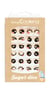 Lot de 24 décorations en sucre ScrapCooking® - Yeux kawaii