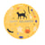 Lot de 8 assiettes Artyfêtes - Halloween Sortilèges sucrés - Carton - Orange, noir et or - Ǿ 23 cm