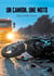 Un camion, une moto
