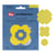 Lot de 3 patchs de réparation Rub on Patch Fabpatch Prym - Stretch jaune