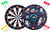 Jeu de fléchettes cible double faces - Wilson Jeux
