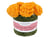Bouquet à crocheter Plassard - Roses jaune, vase vert