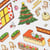 Cosy stickers Kawaii Noël  - Autocollants et scène minature 3D - Moyen format - Modèles assortis
