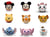Anti-stress Squashkins mini peluche Wtt - Disney - Multicolore - 8 x 8 x 8 cm - Modèle aléatoire - Produit vendu à l'unité