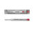 lot de 2 recharges pour stylo-bille Leuchtturm1917 - Drehgriffel Nr. 1 - Pointe moyenne - Encre rouge