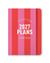 Agenda semainier Lett's - Rouge et rose - A5 14,8 x 21 cm - Moments of Joy