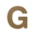 Lettre Gomille - Medium - Naturel - 8 x 0,6 x 8 cm