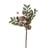 Branche de buis, baies et pommes de pin enneigés Artyfêtes - Vert et or - 19 cm