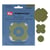 Lot de 3 patchs de réparation Rub on Patch Fabpatch Prym - vert olive