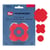 Lot de 3 patchs de réparation Rub on Patch Fabpatch Prym - rouge