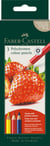 Lot de 3 crayons Faber Castell - Polychromos - Fraise