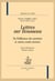 Lettres sur Rousseau : De l'influence des passions et autres essais moraux