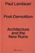 Post-demolition architecture and the new ruins /anglais