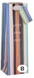 Sac cadeau Pictura - coups de pinceau - Taille 10 x 11 x 34 cm