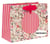 Sac cadeau Pictura - confettis florales - Taille M 10 x 22 x 17 cm