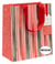 SAC CADEAUX RAYURES ROUGES S DYMENT M