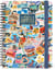 Agenda scolaire semainier 2027 Legami - 15 x 21 cm - Travel Stickers