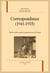 Correspondance (1941-1975)