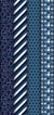 Papier cadeau Clairefontaine - Excellia Blue line - 2 m x 0,70 cm - Modèle aléatoire - Vendu à l'unité
