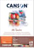 Bloc Canson Mi-Teintes - A5 - 160 g/m² - 30 feuilles - 30 couleurs assorties