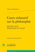 Cours exhaustif sur la philosophie : Deuxième partie, métaphysique de la nature