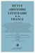 Revue d'histoire littéraire de la France n.126 : Sévigné, quatre siècles après (édition 2026)