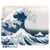 Tapis de souris souple Abystyle - La Vague de Kanagawa Hokusai