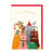 Carte de vœux Ohh Deer - Happy birthday animaux