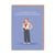 Carte de vœux Ohh Deer - I got invited to the Christmas party by mistake : Die Hard