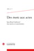 Des mots aux actes