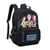 Sac à dos La Plume Dorée 43 cm - Noir - K-Pop Demon Hunters - 2 compartiments