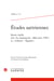 Etudes sartriennes 2008, n  12 - sartre inédit avec les manuscrits  mai-juin 17