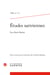 Etudes sartriennes 1986, n  2-3 - les deux sartre
