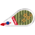 Mini ruban correcteur Tipp-Ex - fleurs - vert