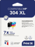 Pack de 2 cartouches d'encre Print3E - compatibles HP 304 XL - Noir, Couleur