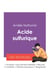Reussir son bac de francais 2027 : analyse du roman acide sulfurique de amelie nothomb