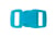 10 clips plastique bleu - Creacord - 10mm/30x15mm