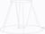 Carcasse en Rilsan - Abat-jour empire 30 cm - blanc 