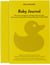 Carnet Moleskine - Jaune - 13 x 21 cm -400 pages - Passion bébé
