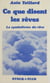 Ce que disent les rêves - Le symbolisme du rêve