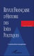 REVUE FRANCAISE D'HISTOIRE DES IDÉES POLITIQUES - 43 - Construction européenne