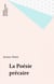 La Poésie précaire