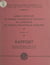 Rapport de la mission effectuée en Afrique occidentale française, au Cameroun, en Afrique équatoriale française - Mars-avril 1954